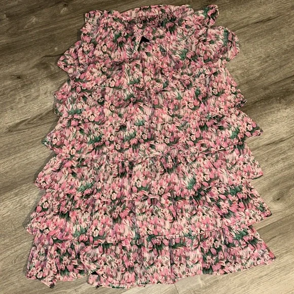 En Saison Lyra Tiered Midi Skirt - Picture 7 of 10